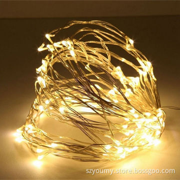 5M 50pcs LED String Light, Copper Wire for Xmas Party Wedding, Waterproof